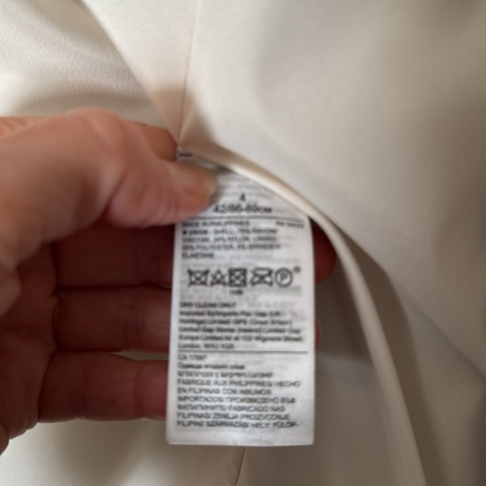 Banana Republic "Toasted Marshmallow" Blazer. Slouchy Chic. 2019 Hardly Worn. 4. - Picture 6 of 9